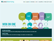 Tablet Screenshot of lewisadvertising.com